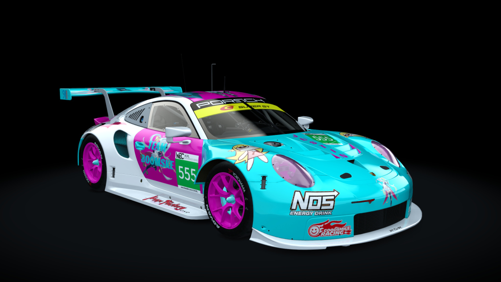 acrl_Porsche 911 RSR 2017, skin ACRL_S18_4_Justin