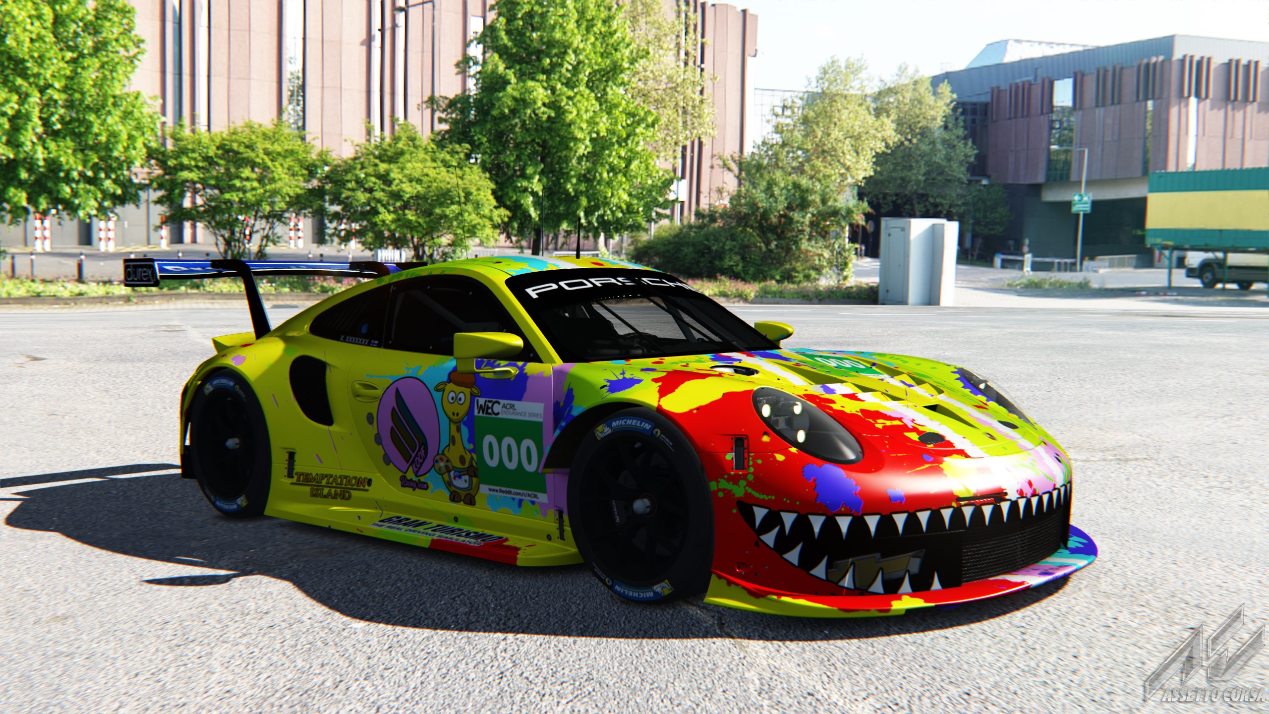 acrl_Porsche 911 RSR 2017, skin ACRL_S18_4_temetin