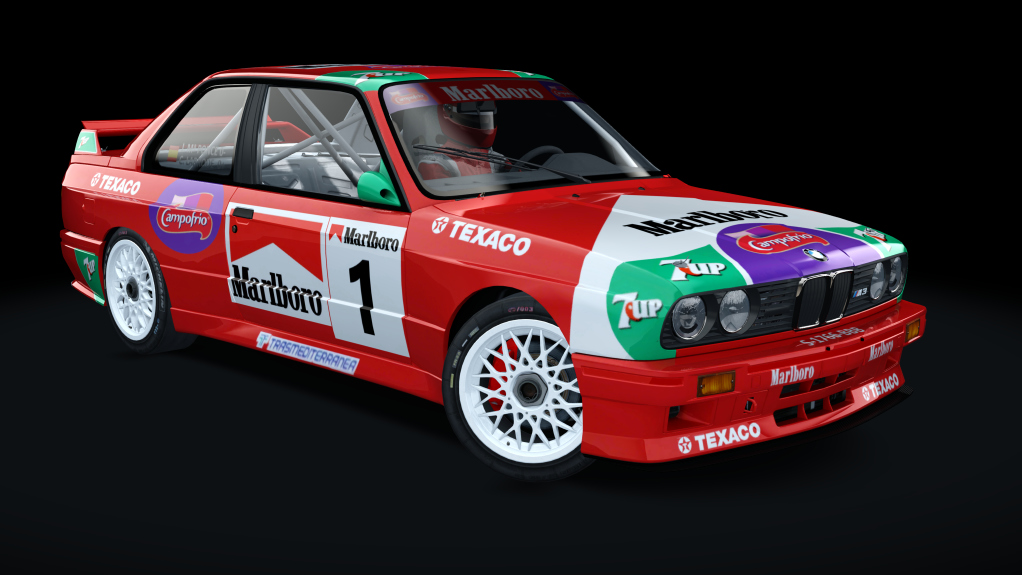 BMW M3 E30 Gr.A 92, skin Ponce_Marlboro
